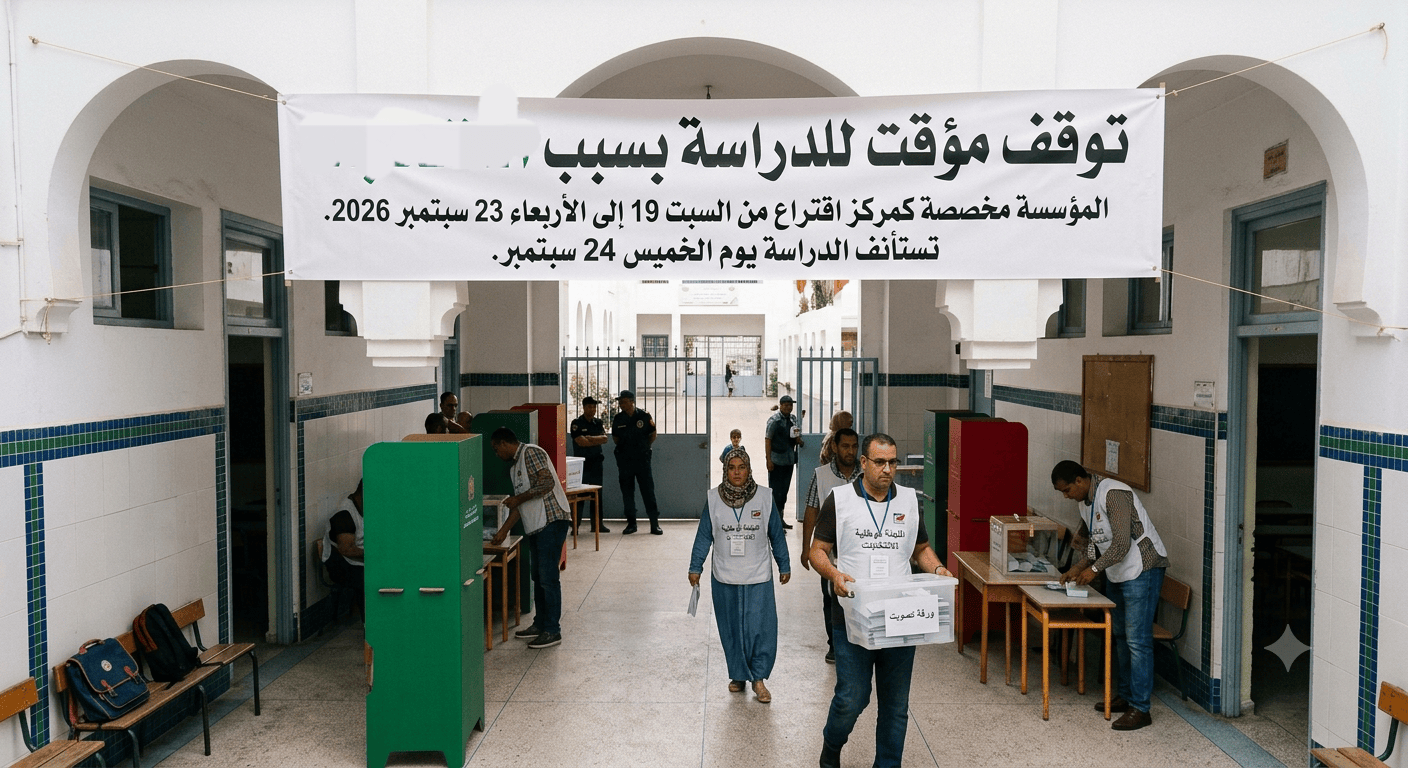 الدراسة تتوقف مؤقتا بعدد من المؤسسات التعليمية لهذا الغرض!