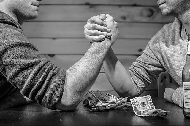 arm wrestling: a negotation