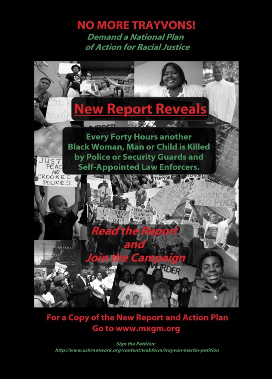 oxunion » Every 40 Hours! Extra-Judicial Killings of Black Women and Men: A New Report!
