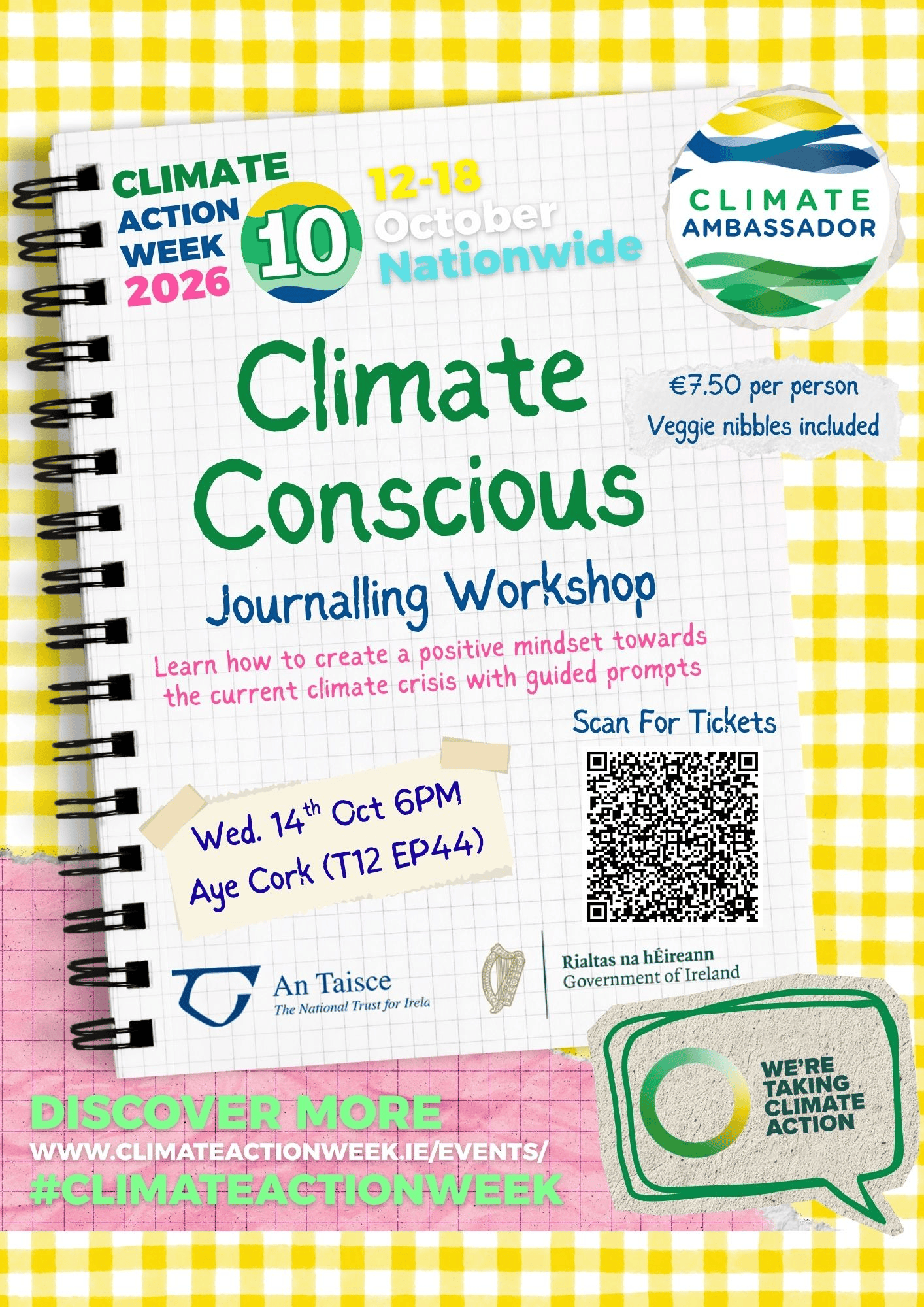 Climate Conscious Journalling Workshop - Aye, Cork