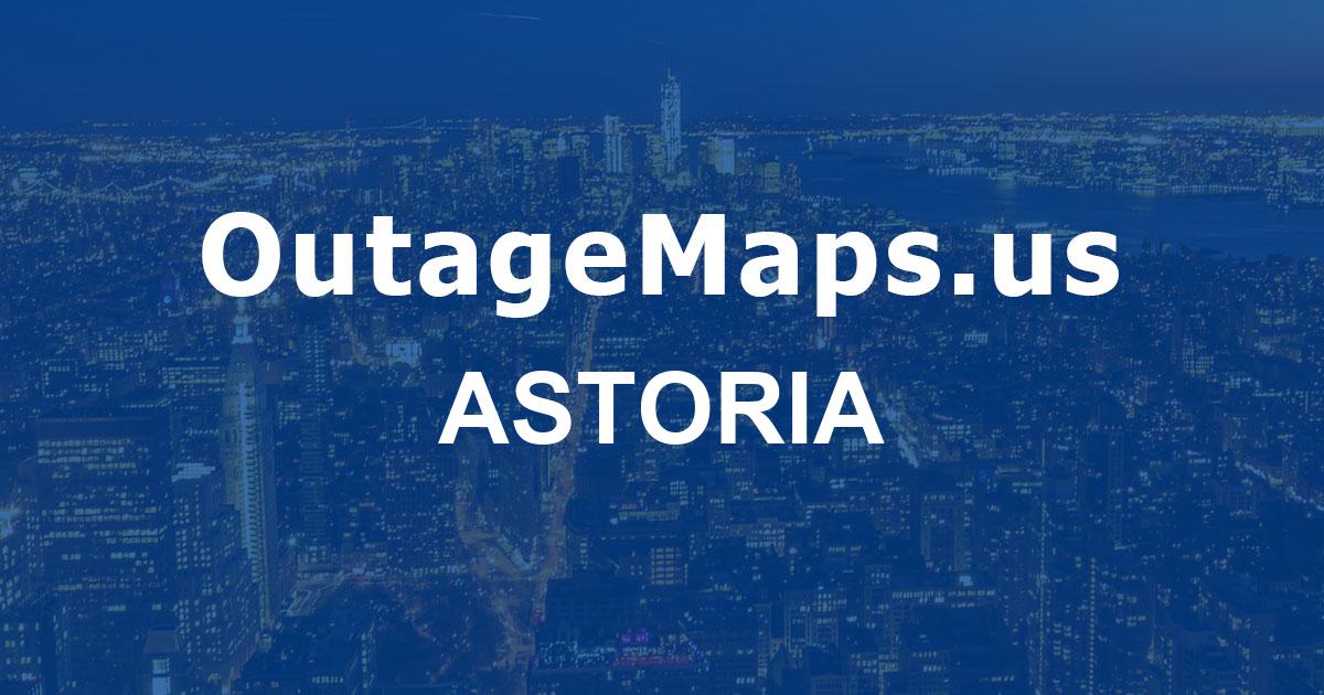 Astoria Power Outages Map Astoria 