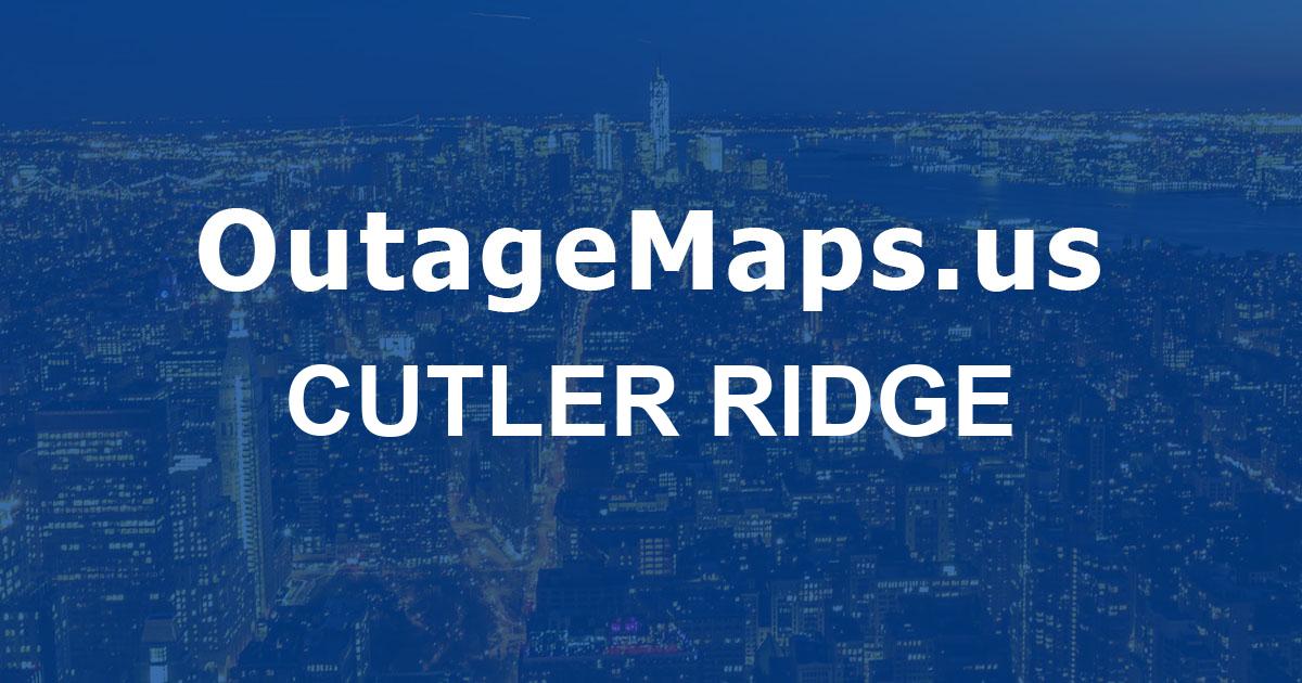 Cutler Ridge Power Outages Map Cutler Ridge 