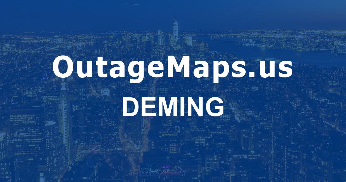 Deming Power Outages Map.