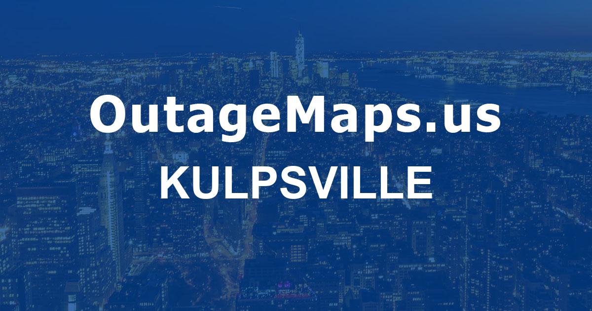 Kulpsville Power Outages Map Kulpsville 