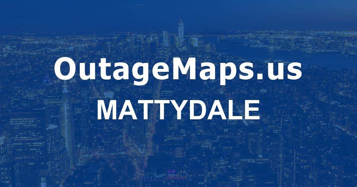 Mattydale Power Outages Map.