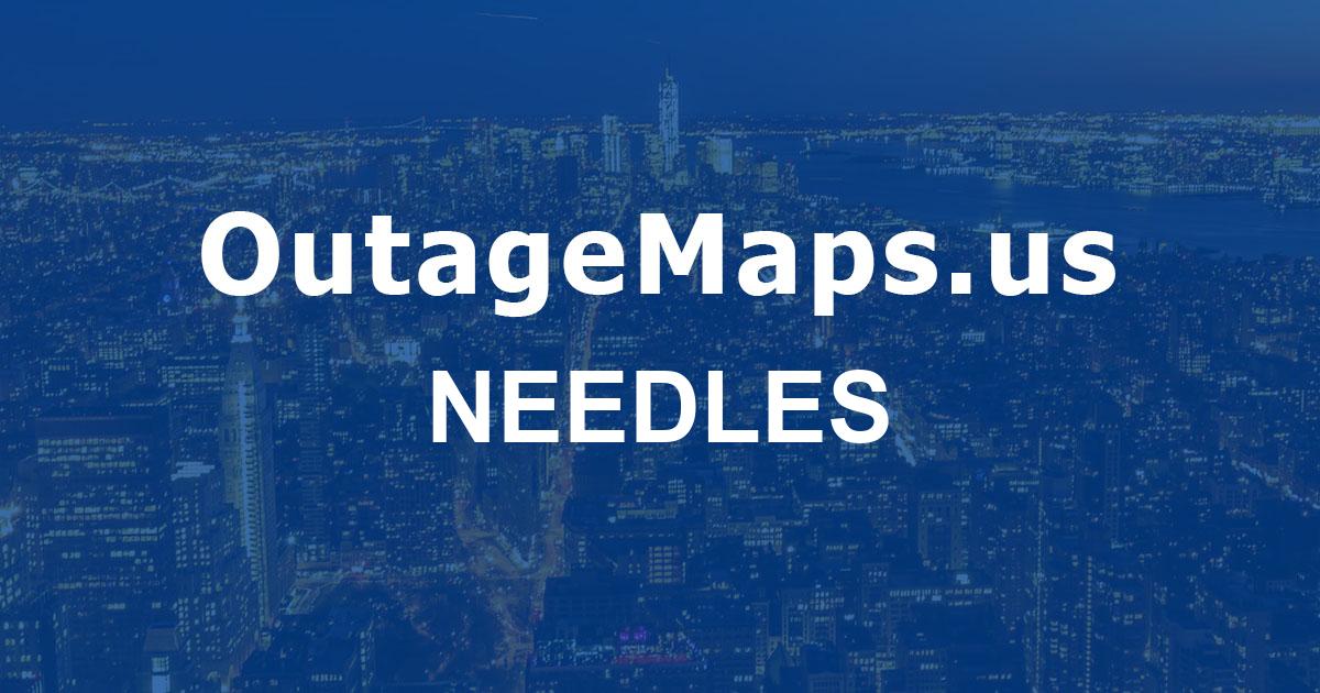 Needles Power Outages Map Needles 