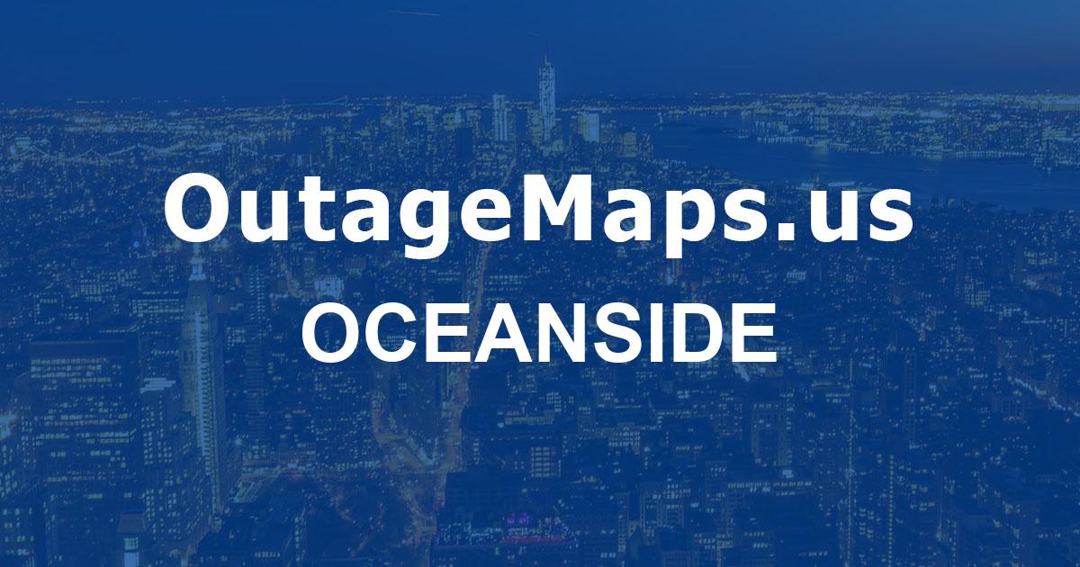 Oceanside Power Outages Map Oceanside 