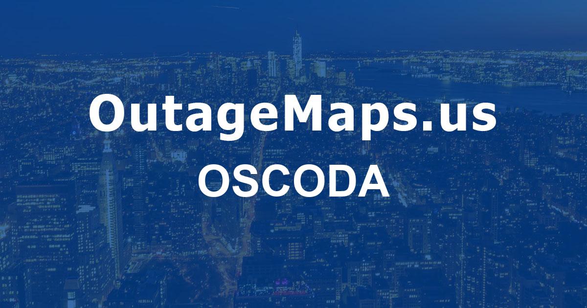 Oscoda Power Outages Map.