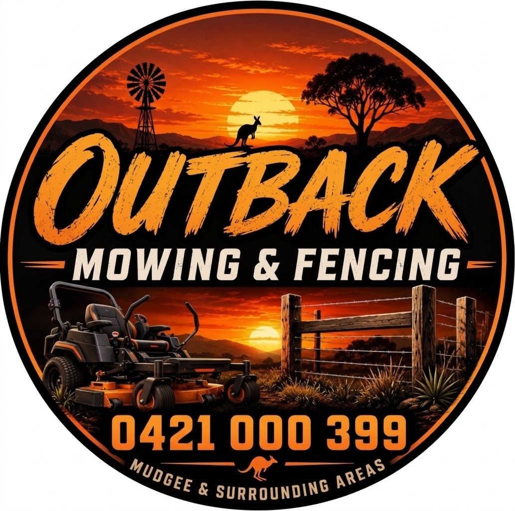 Outback Mowing and Fencing Logo