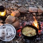 川の音に癒されながら焚き火で料理 前編 久しぶりの場所で冬キャンプ