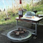 ソロキャンプ　　一人焼肉