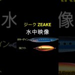 ジーク　Rサーディン　Sビット　水中映像　 #釣り #ショアジギング