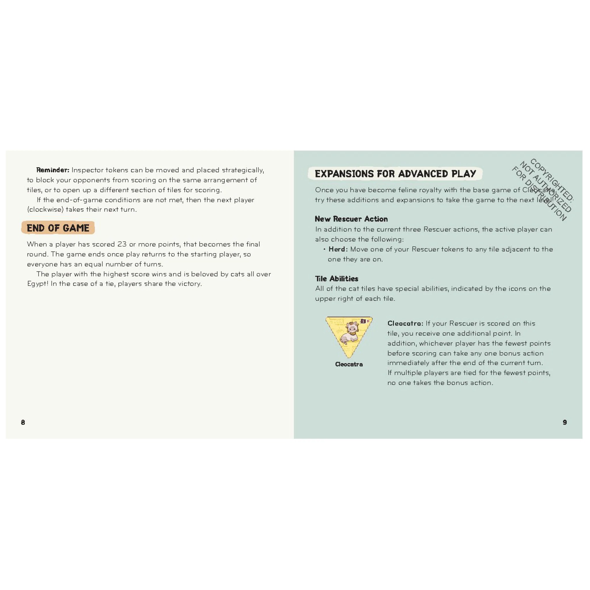 Cleocatra Chronicle Books Outer Layer