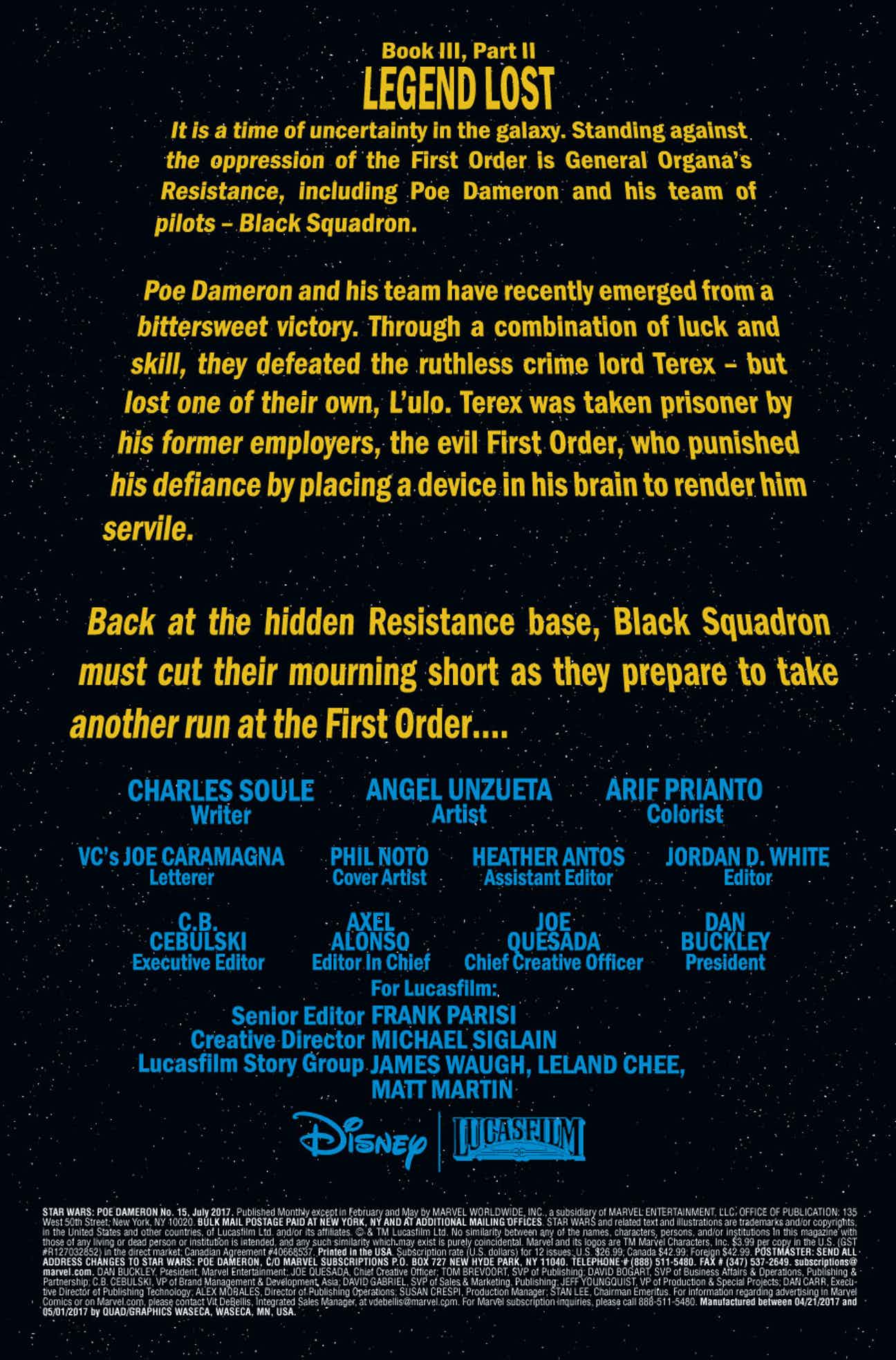 Poe Dameron 15 Preview