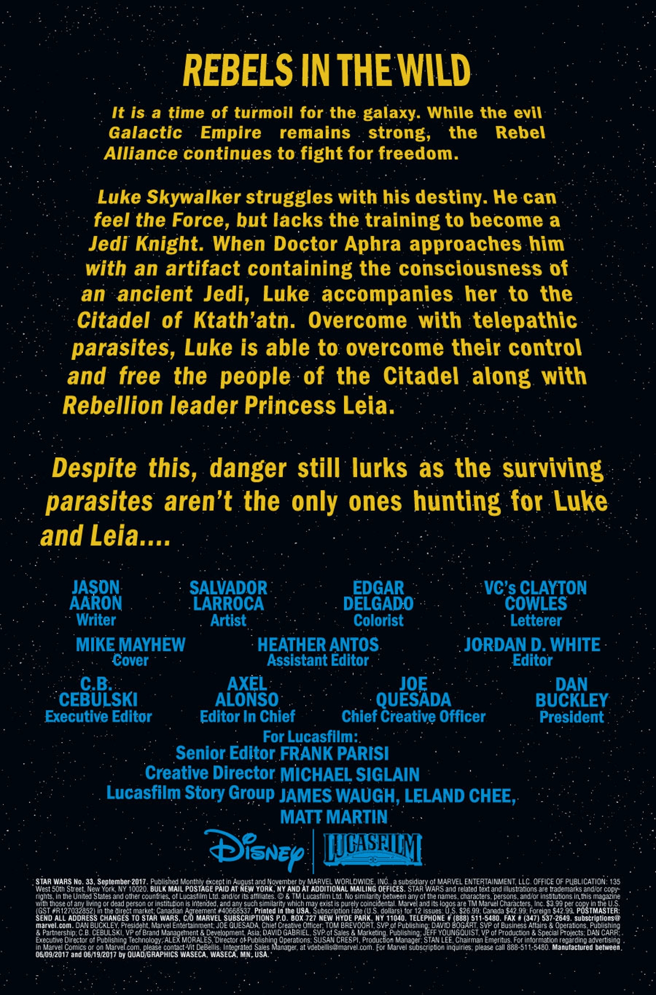 Star Wars 33 Preview