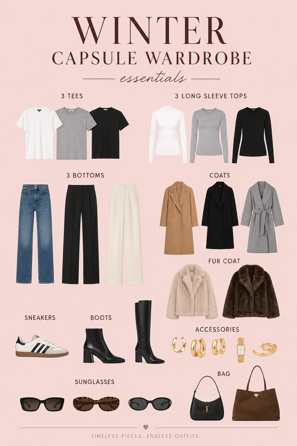 Winter capsule wardrobe