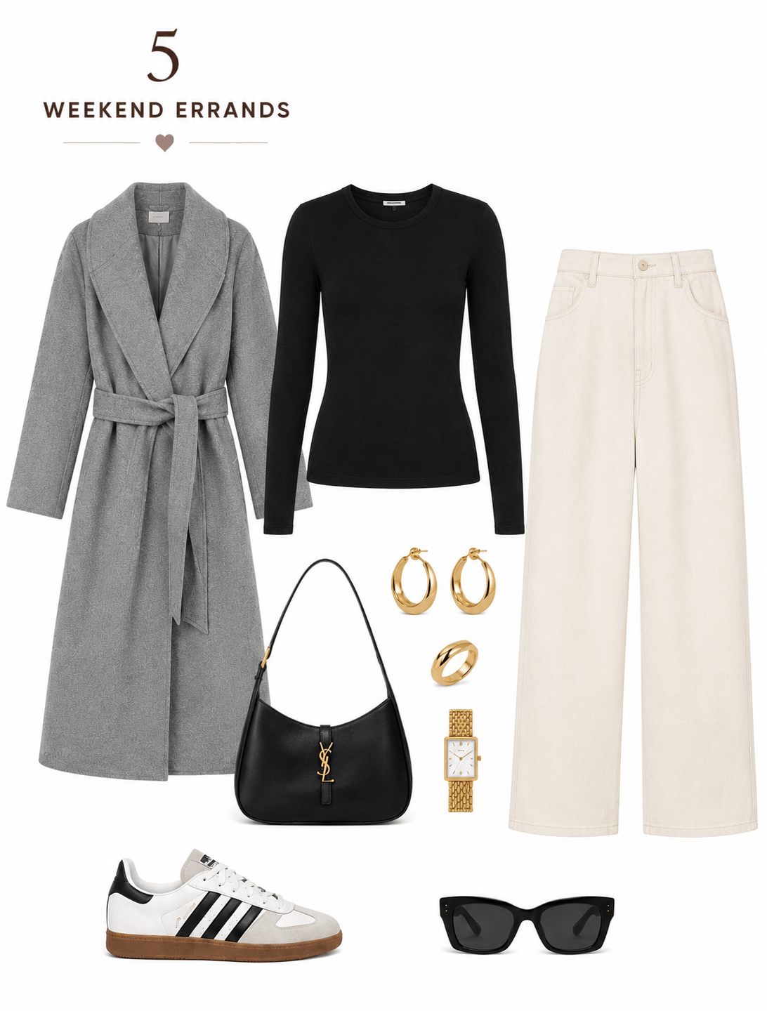 Weekend errands winter outfit idea