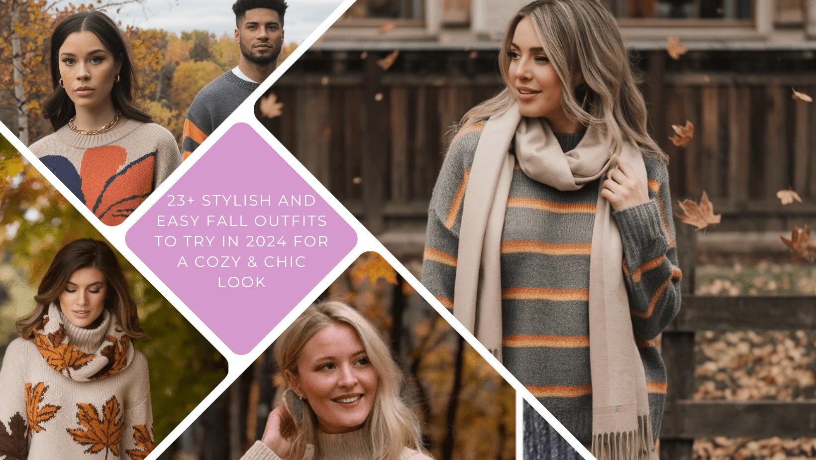 32 Stylish and Easy Fall Outfits to Try in 2024 for a Cozy & Chic Look