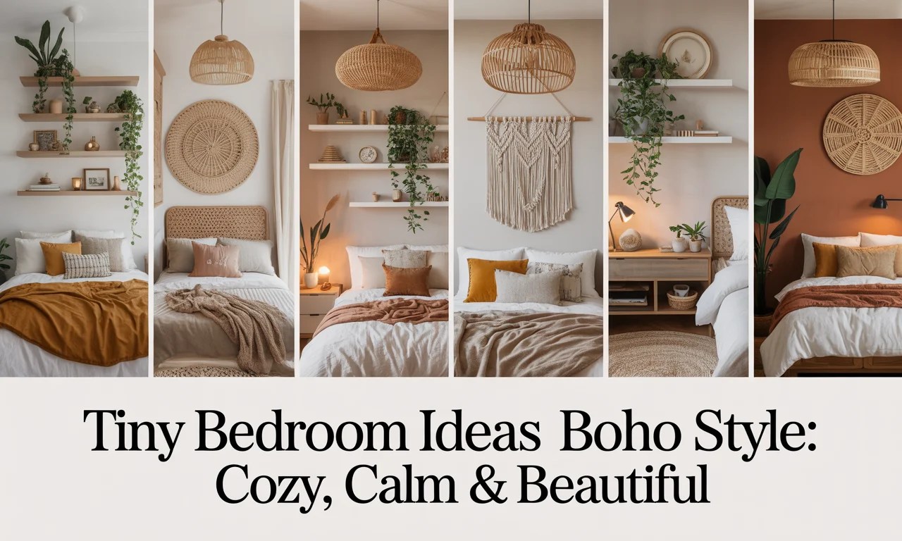 Tiny Bedroom Ideas Boho Style: Cozy, Calm & Beautiful
