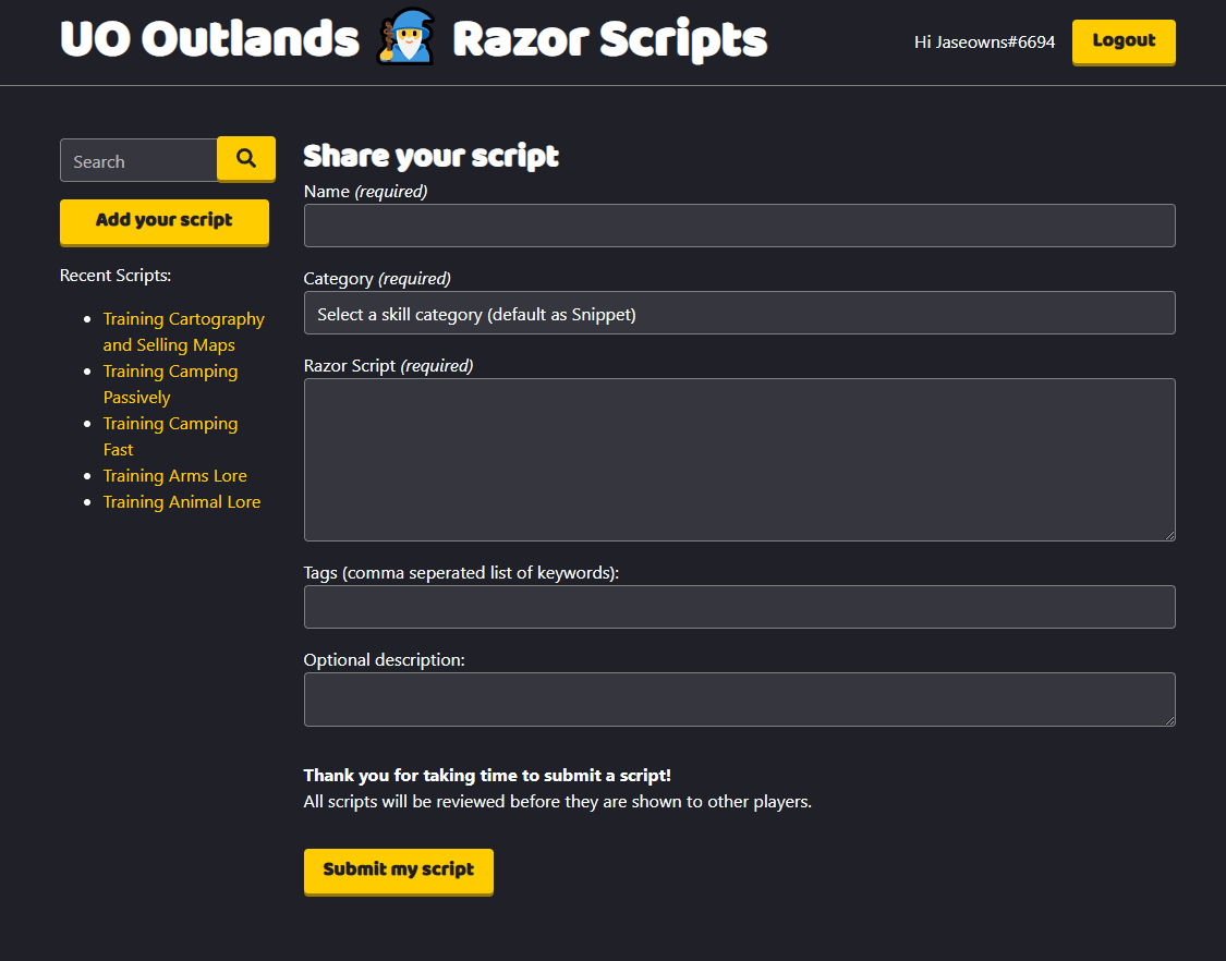There are two separate damage caps in pvp; Uo Razor Scripts Show All