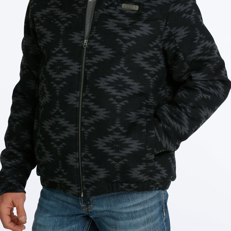 Men's Cinch Concealed Carry Bonded Black Jacket MWJ159002