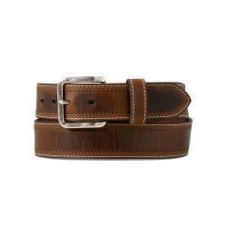 Men's Ariat Smooth Brown Leather Belt A1043102