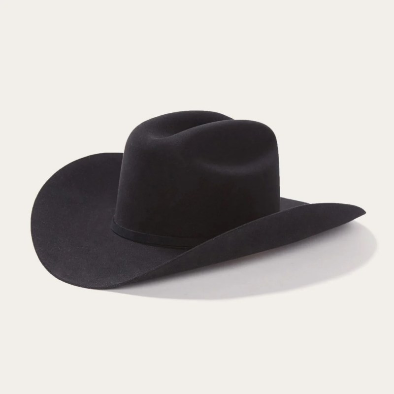 Stetson 100X  El Presidente GE Black Cowboy Hat SFPRGE-774007