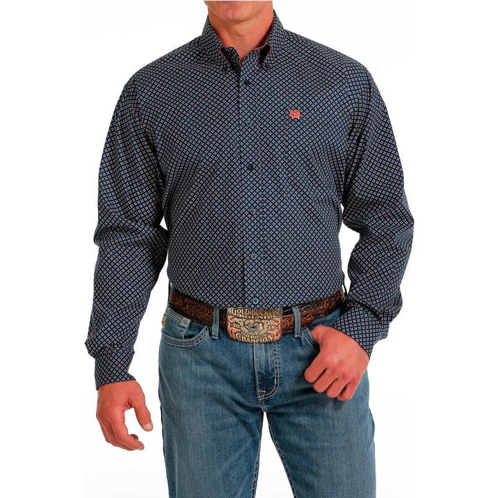 Men's Cinch Classic Fit Western Button Up Shirt MTW1105574