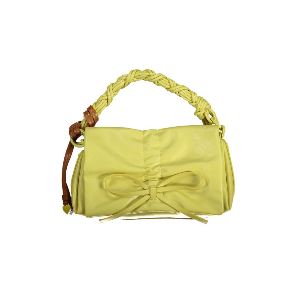 Giallo Polyurethane Women Handbag