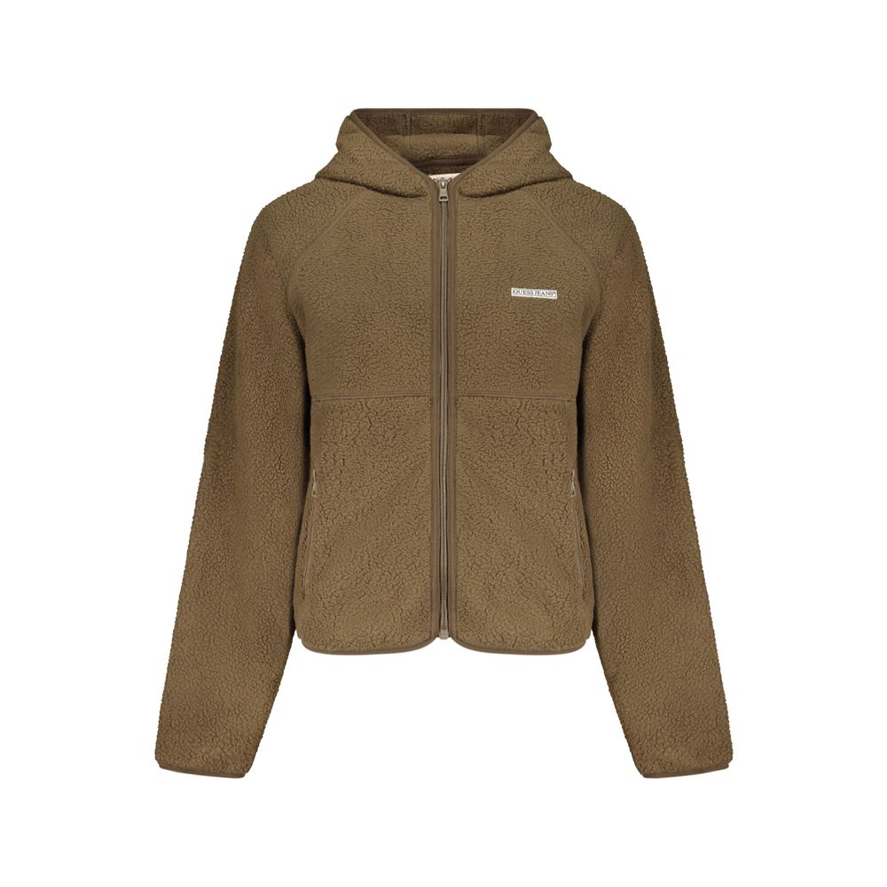 Guess Jeans Marrone Polyester Women Sweatshirt