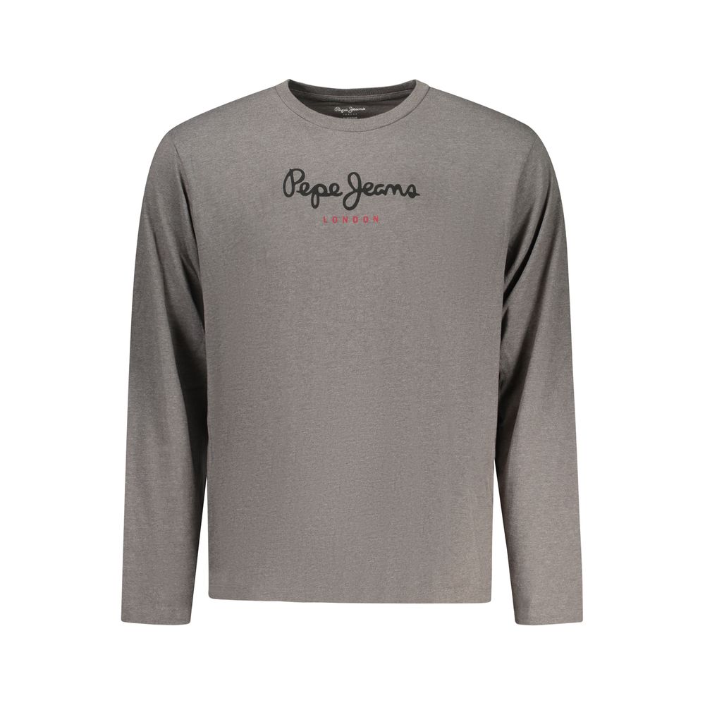 Pepe Jeans Grigio Cotton Men T-Shirt