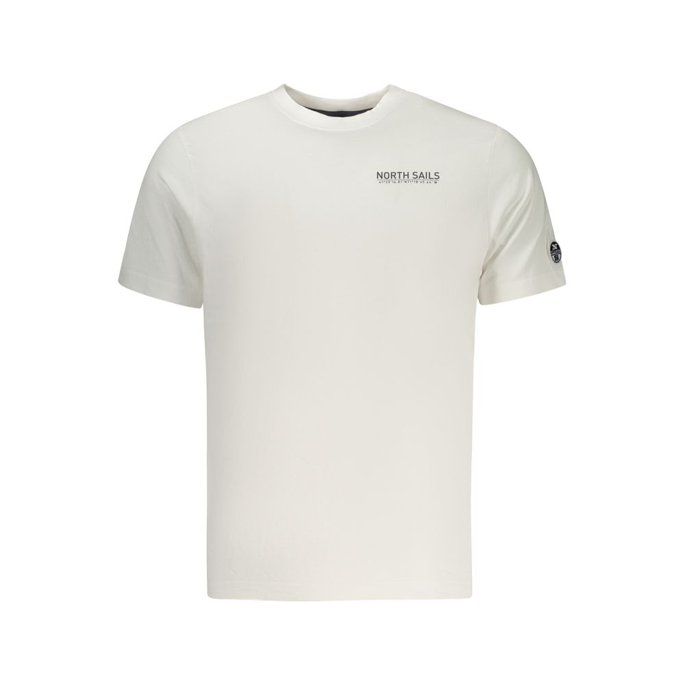 North Sails White Cotton Men T-Shirt