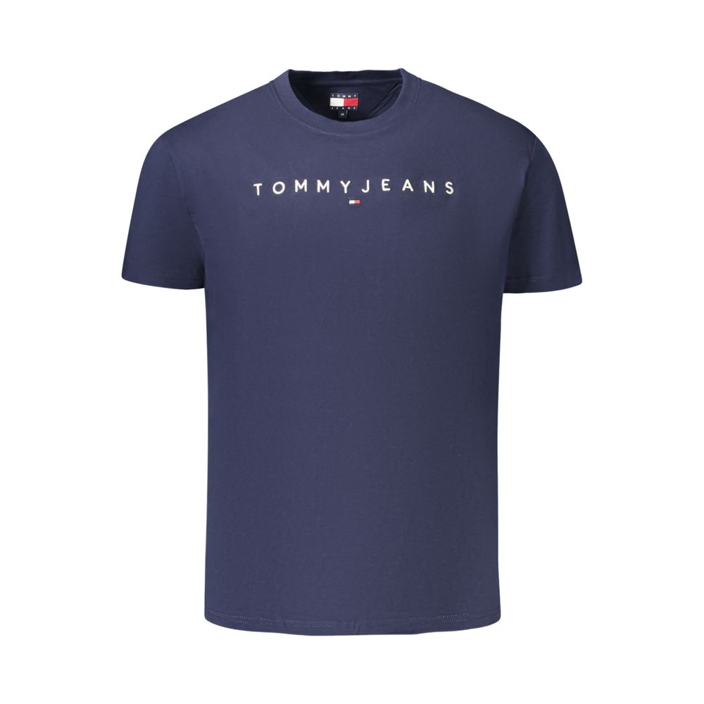 Tommy Hilfiger Blue Cotton Men T-Shirt