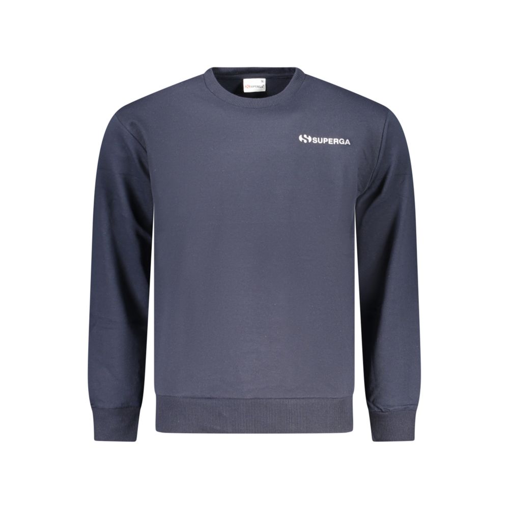 Superga Blue Cotton Men's Sweatshirt