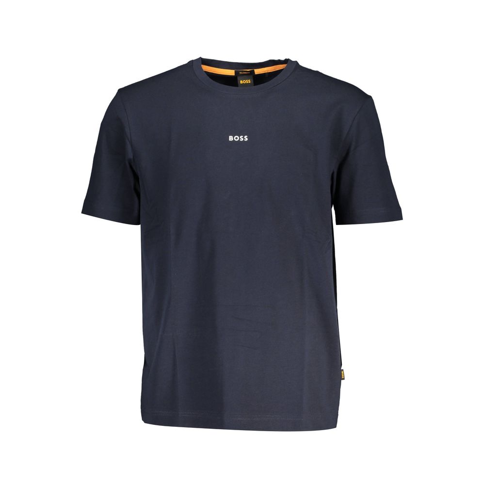 Hugo Boss Blue Organic Cotton Men T-Shirt