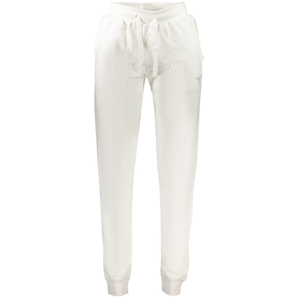 Accademia Militare White Cotton Men's Trouser