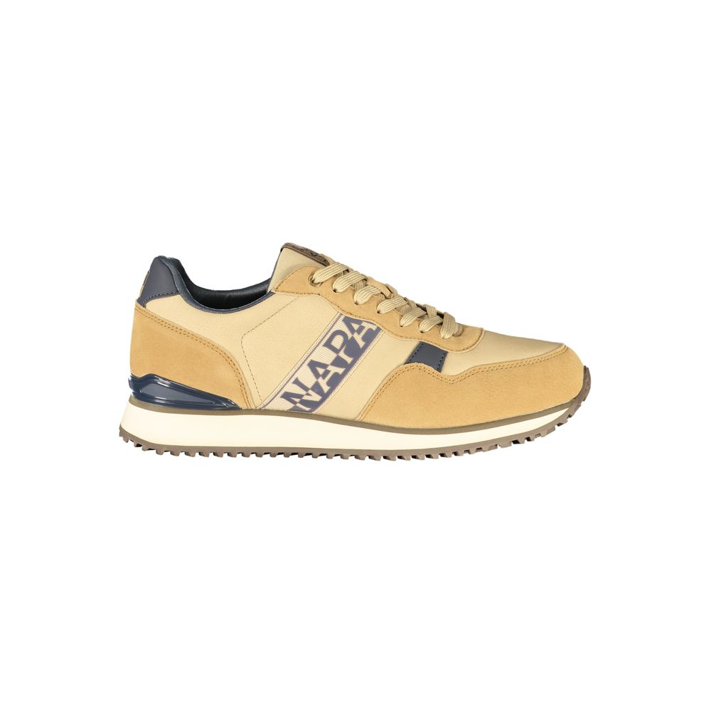 Napapijri Brown Fabric Men's Sneaker