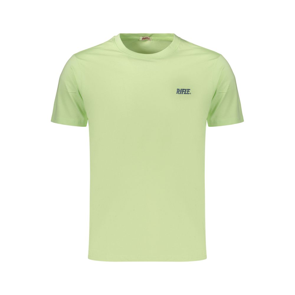 Rifle Green Cotton Men T-Shirt