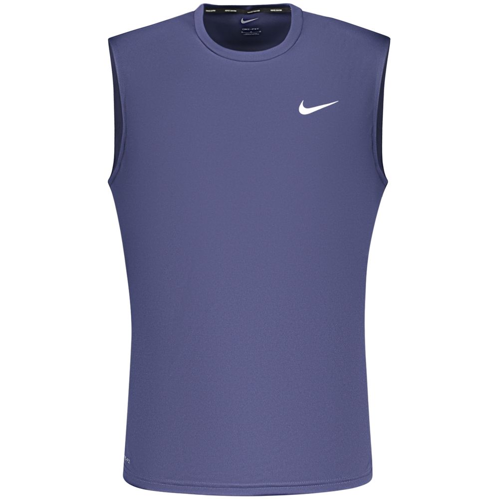 Nike Blue Polyester Men Tank