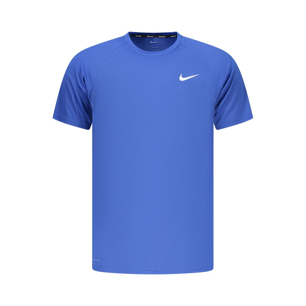 Nike Blue Polyester Men T-Shirt