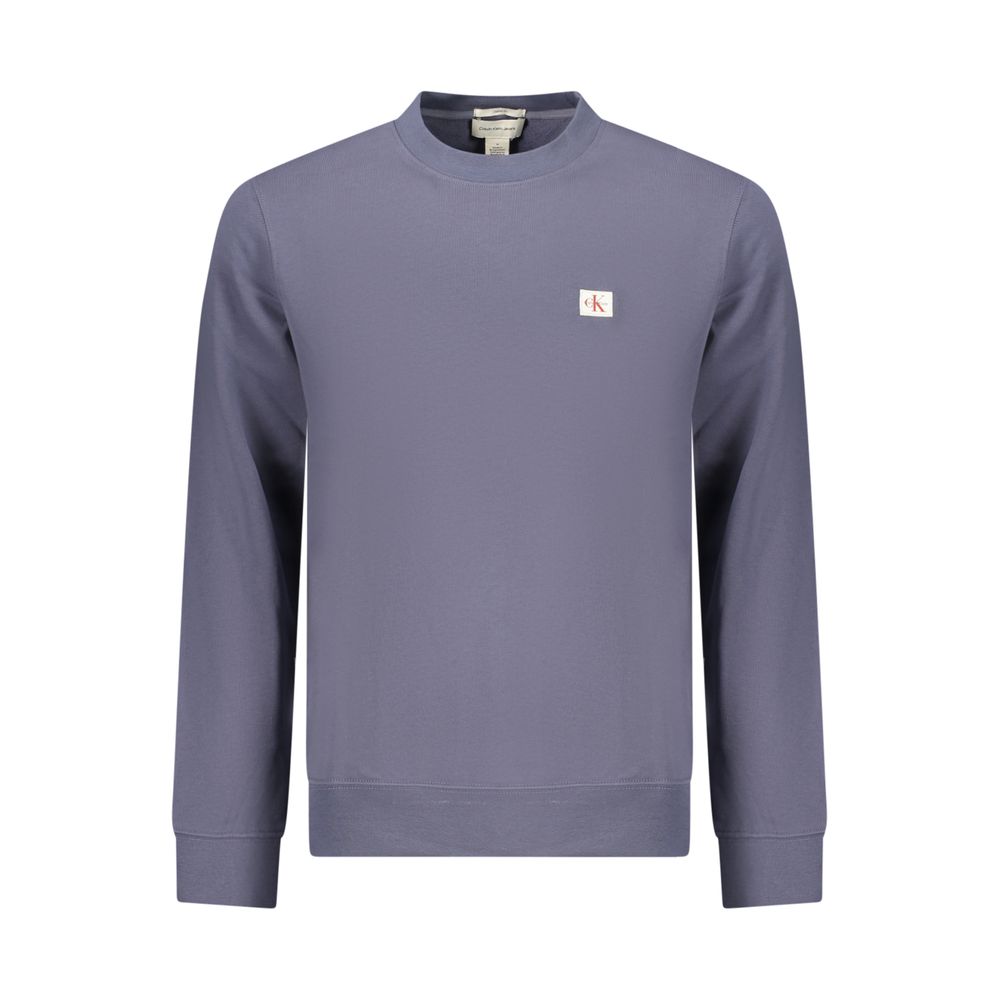 Calvin Klein Blue Cotton Men's Sweatshirt