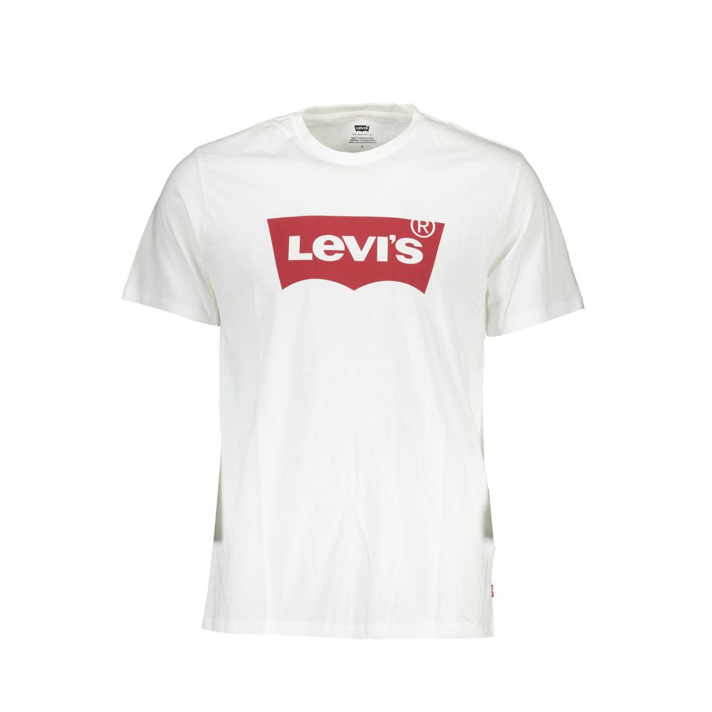 Levi'S White Cotton Men T-Shirt