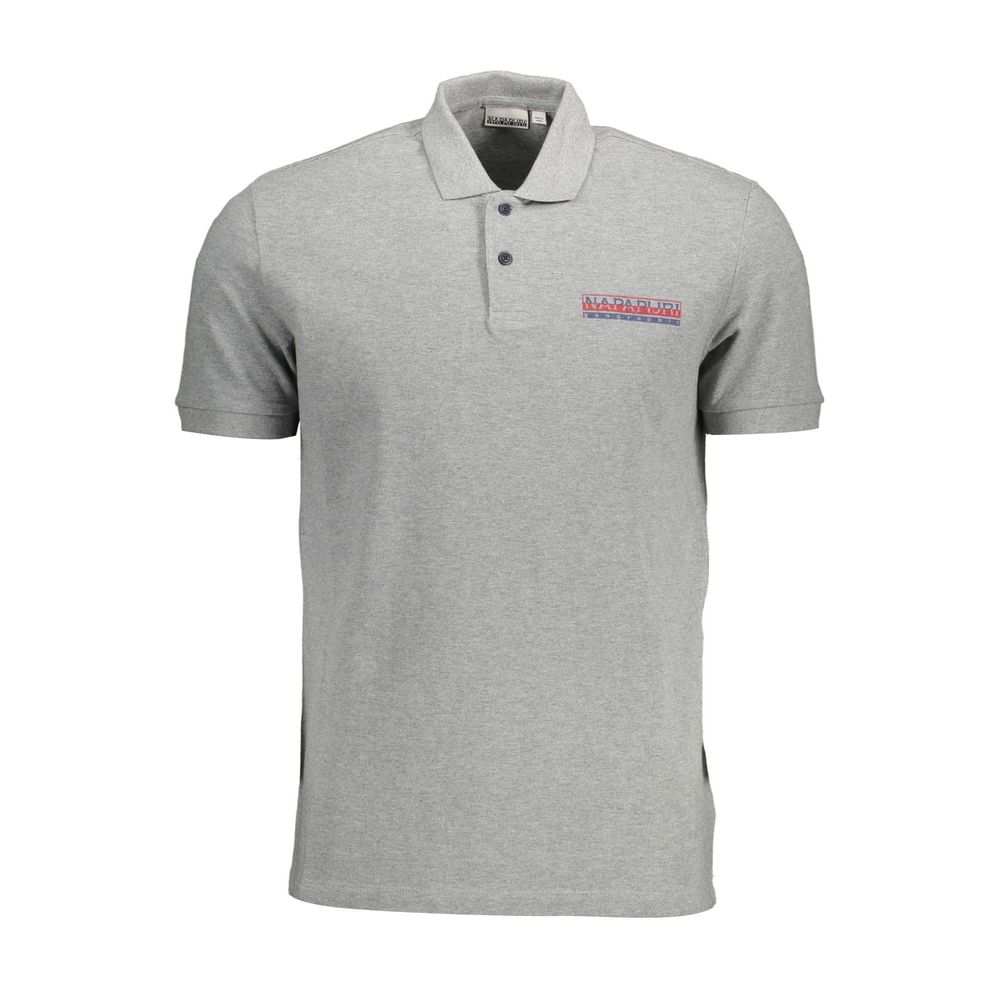 Napapijri Grigio Cotton Men Polo