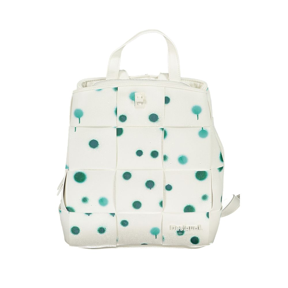 Desigual White Polyurethane Women Backpack