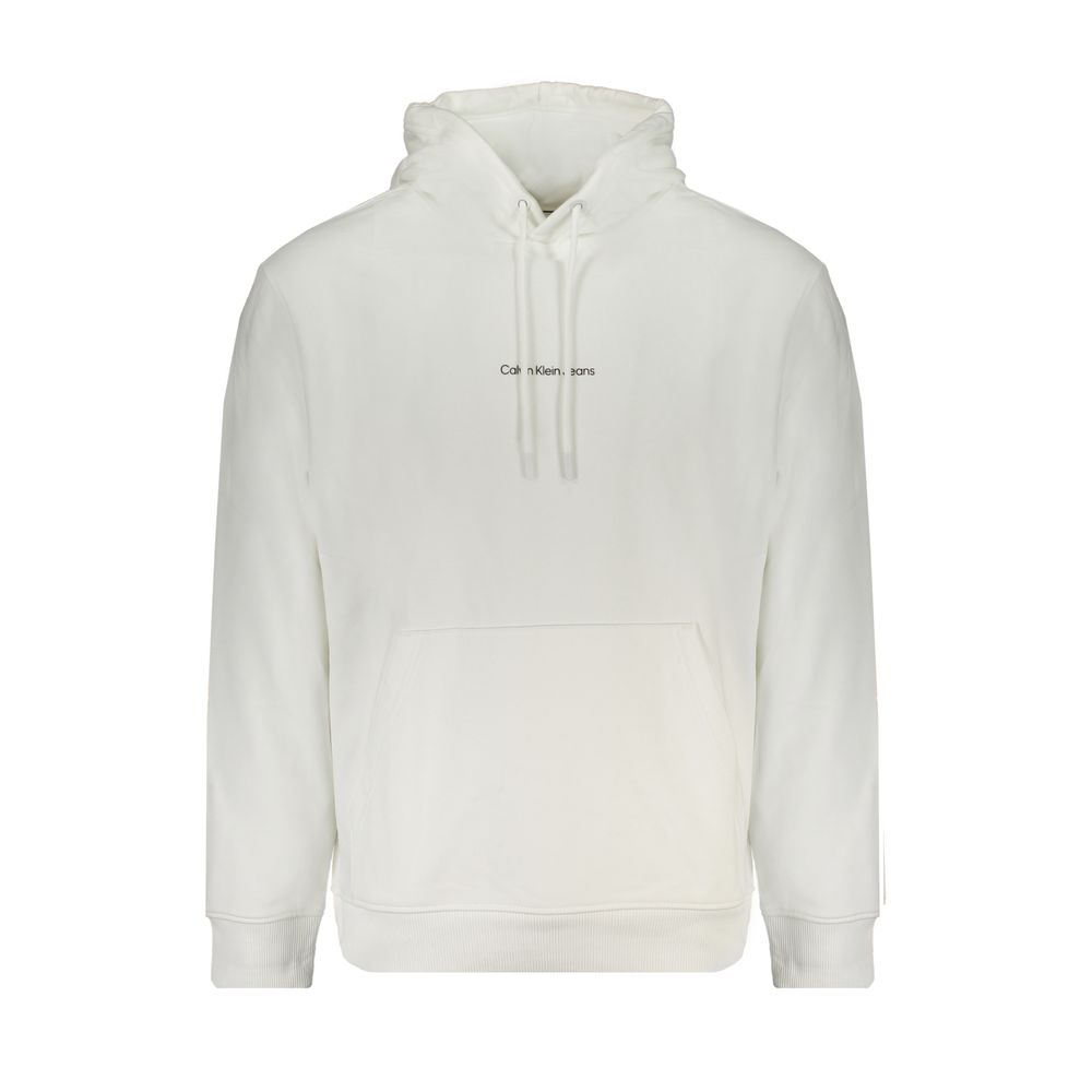 Calvin Klein White Cotton Men's Sweatshirt