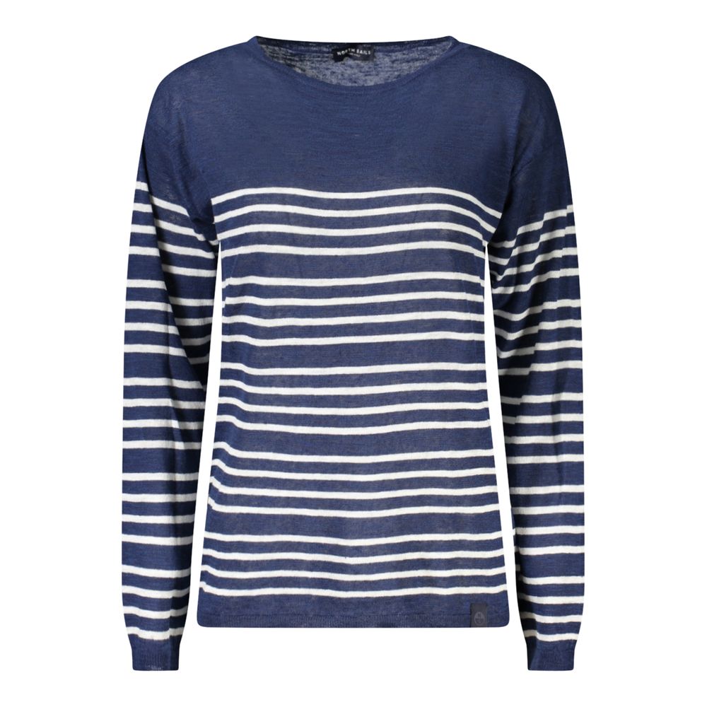 North Sails Blue Linen Women's Sweater