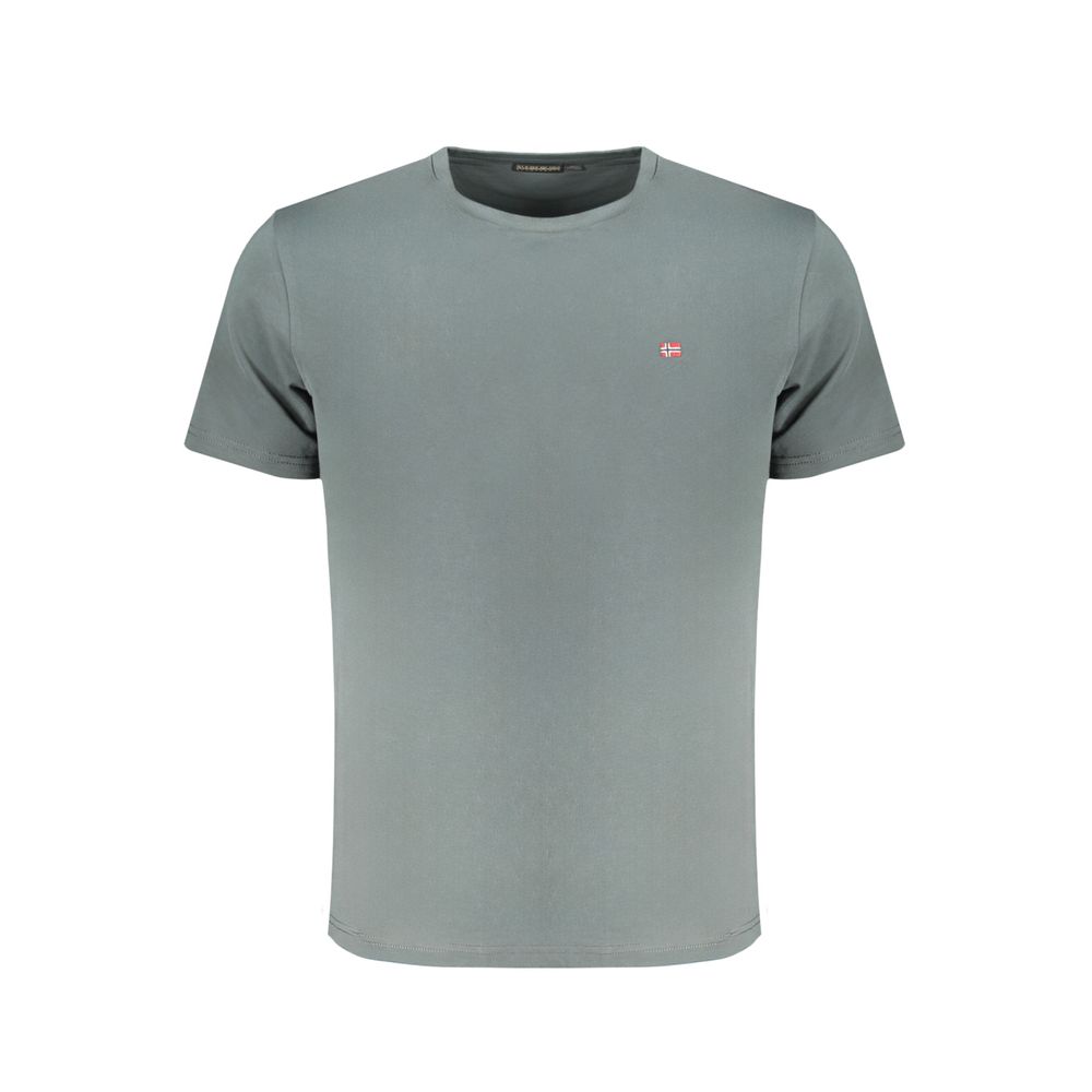 Napapijri Verde Cotton Men T-Shirt