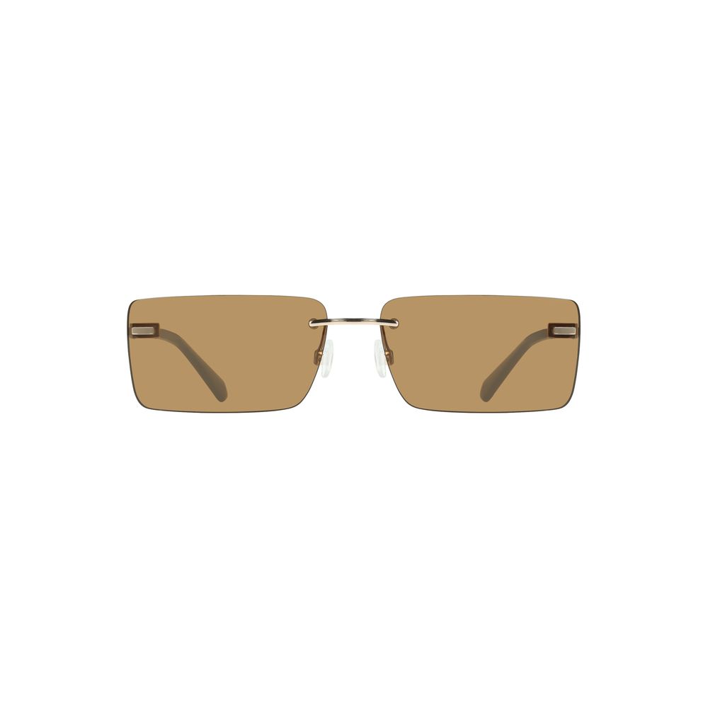 Calvin Klein Beige Metal Women Sunglasses