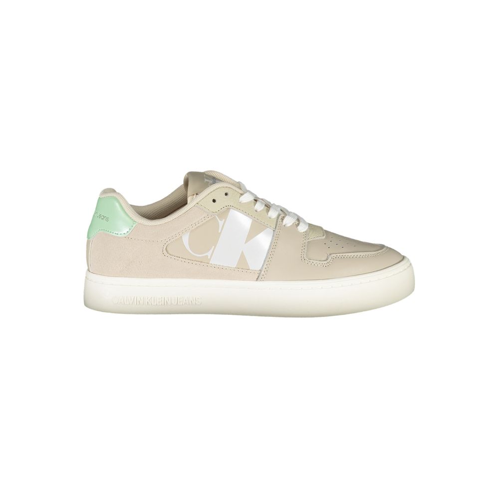 Calvin Klein Beige Polyurethane Women Sneaker