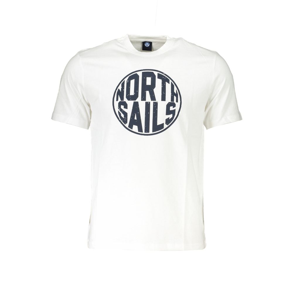 North Sails Bianco Cotton Men T-Shirt